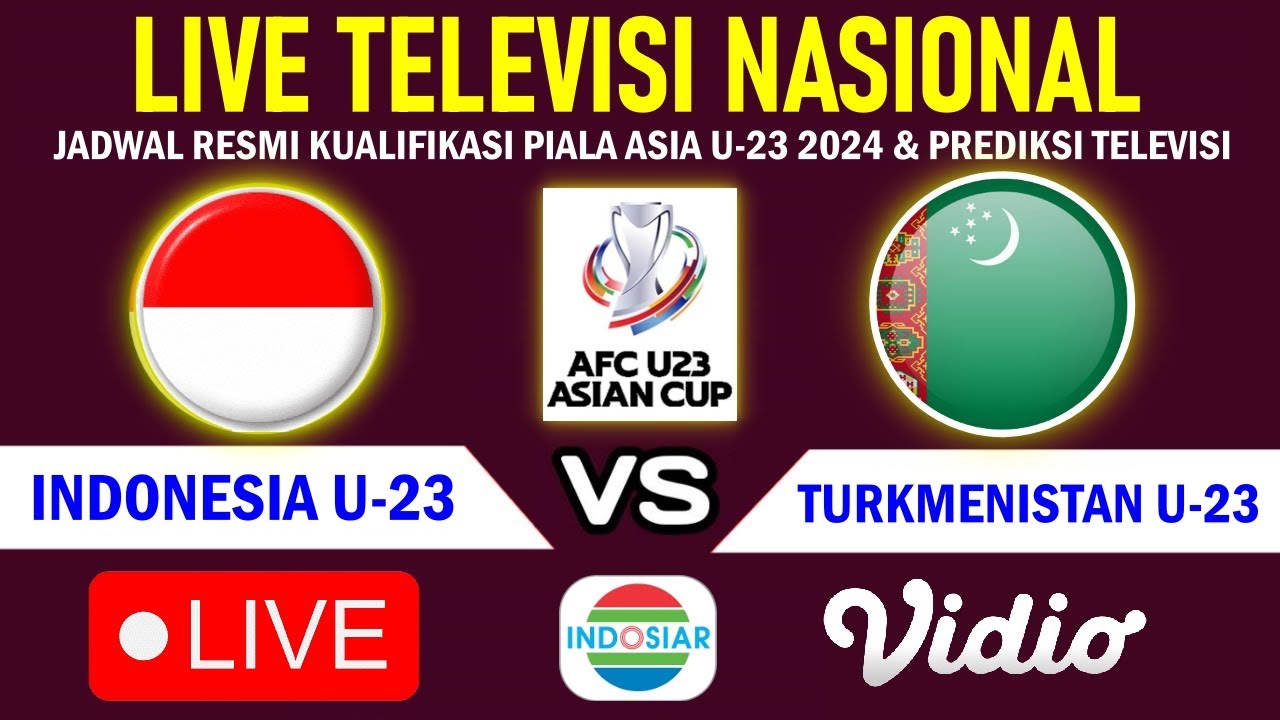 Indonesia vs Turkmenistan U23 Pertarungan Di Lapangan Hijau